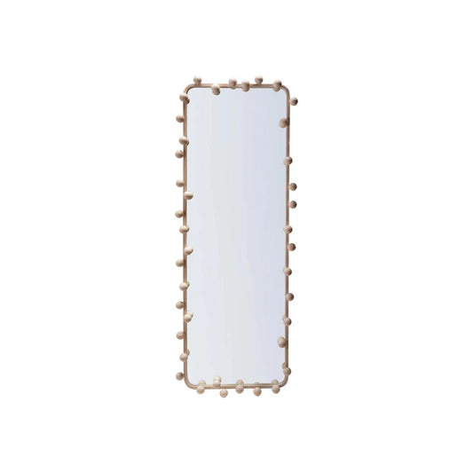 Metal Hobnail Mirror