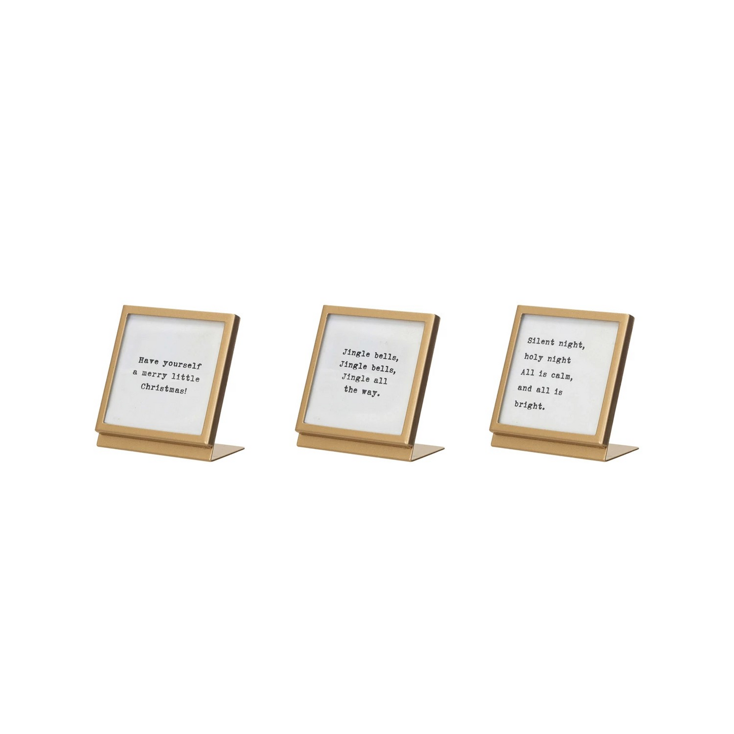 3" Square Holiday Easel Frame