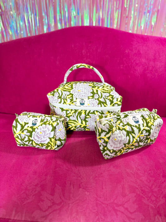 Honey Suckle Cosmetic Bag