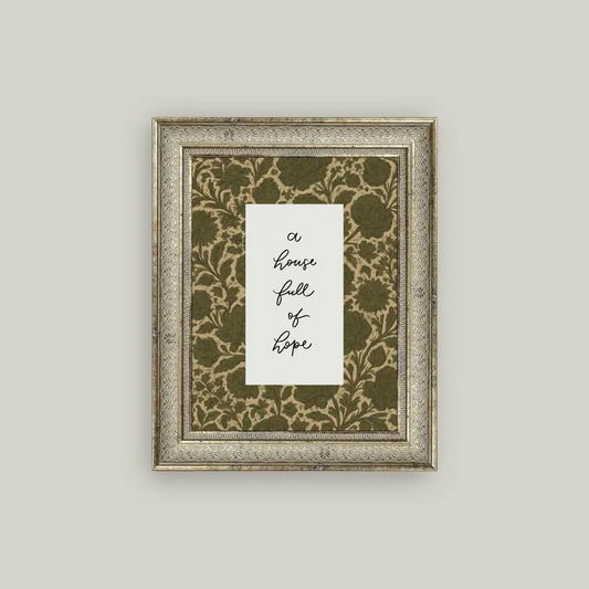 "A House Full of Hope" Framed Art