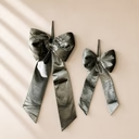 Green Velvet Bow