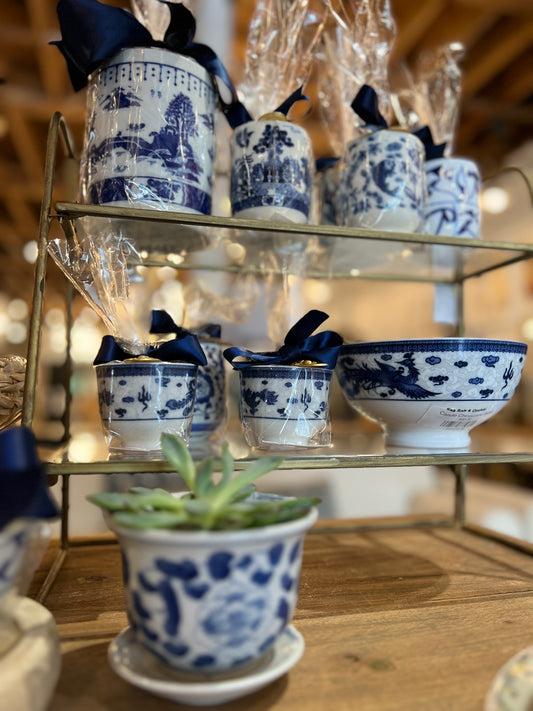 Teacup Chinoiserie Candle