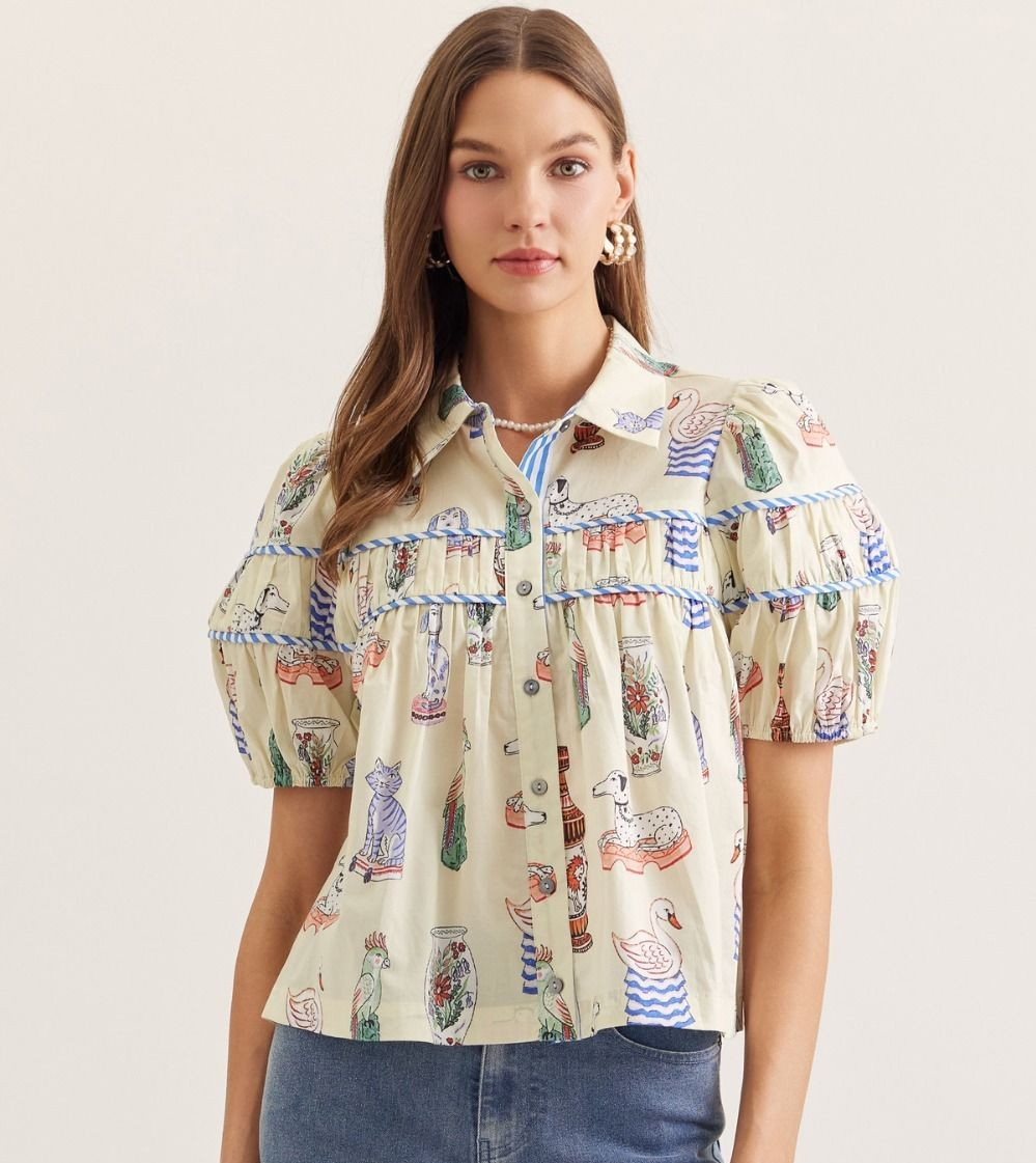 Storybook Menagerie Blouse