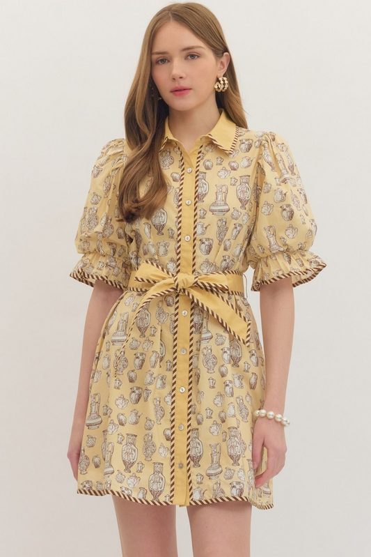 Butter Ginger Jar Dress