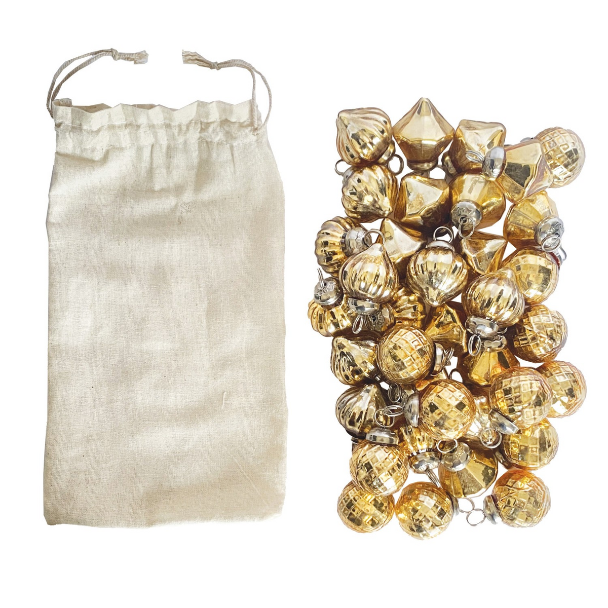 Mini Gold Ornaments