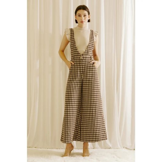 Houndstooth Jumpsuit