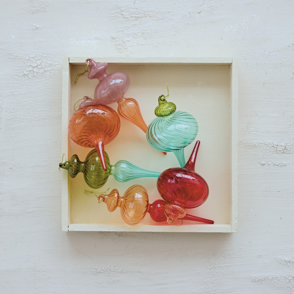 Two-Tone Glass Final Ornament