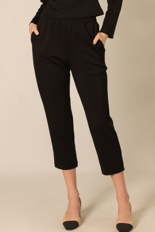 Cropped Taper Lounge Pant