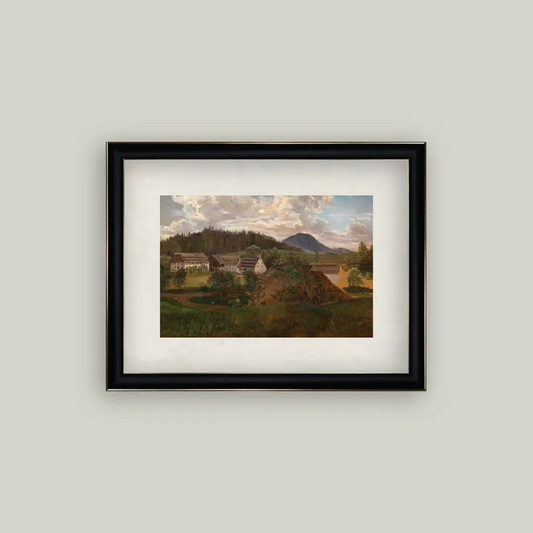 Landscape with Farmstead Framed Art