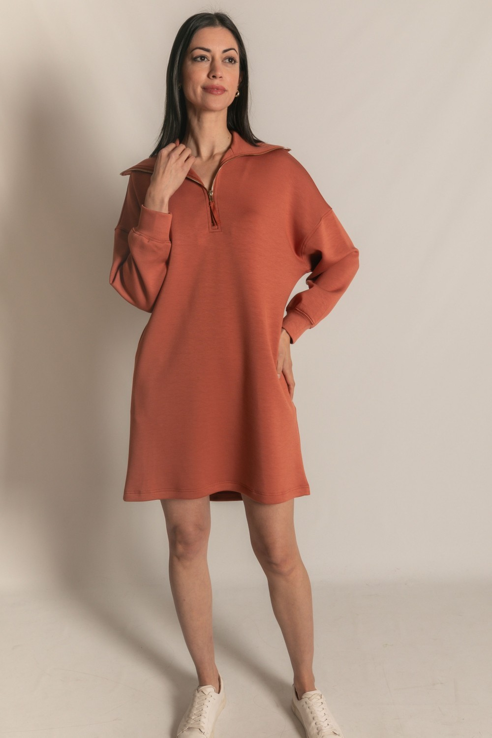 Quarter Zip Dress