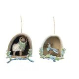 Wool Felt Lamb or Deer Ornament