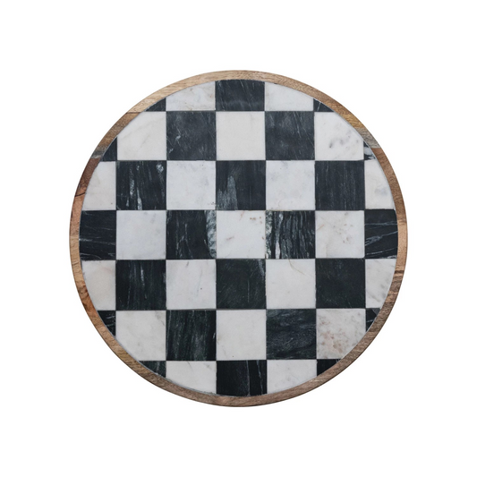 Checkered Lazy Susan