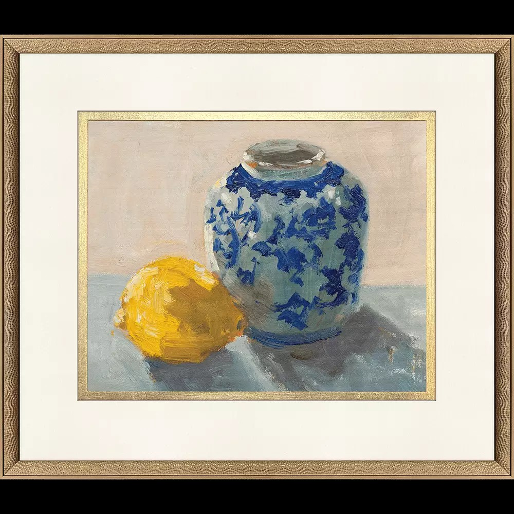 Lemon Chinoiserie Wall Art