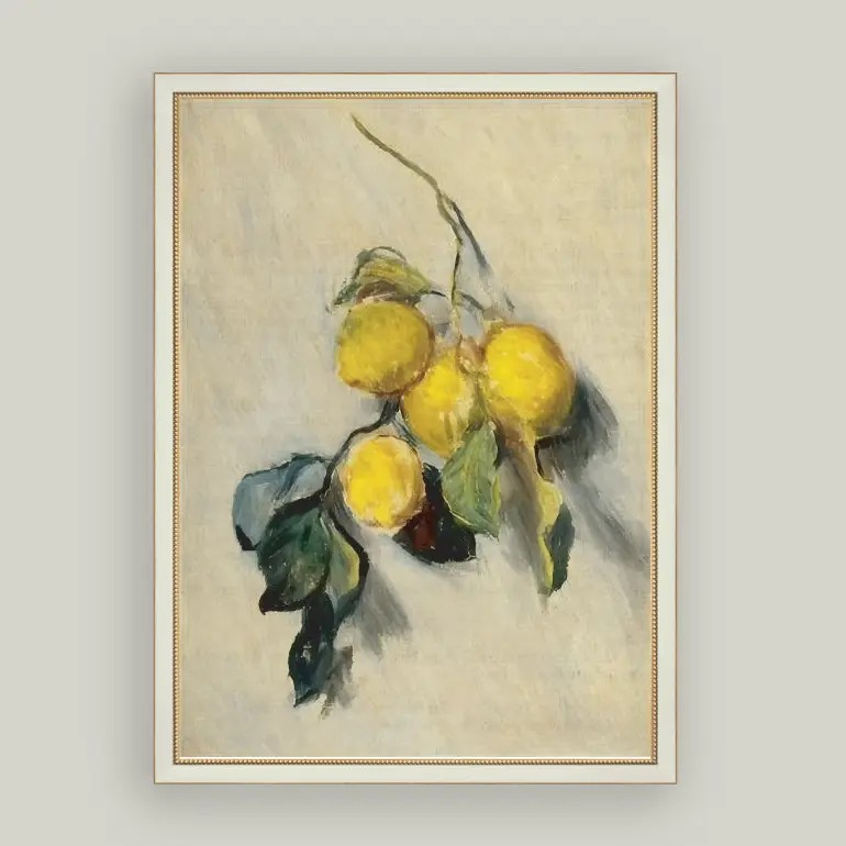 Branch of A Lemon Tree Framed Art