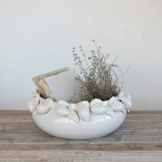 3D Lemon Stoneware Bowl