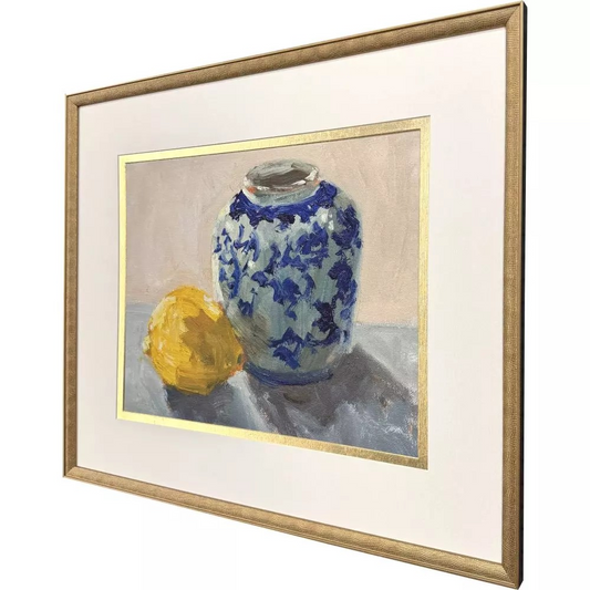 Lemon Chinoiserie Wall Art