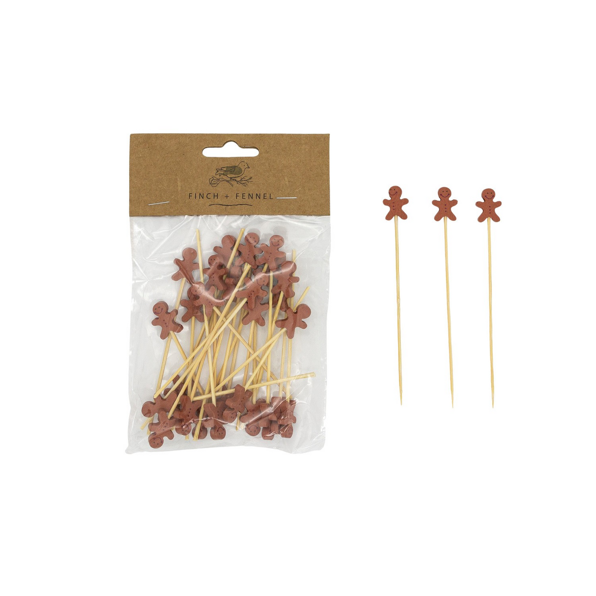 Gingerbread Man Food Pick