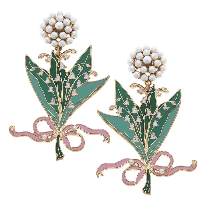 Lily Enamel Earrings