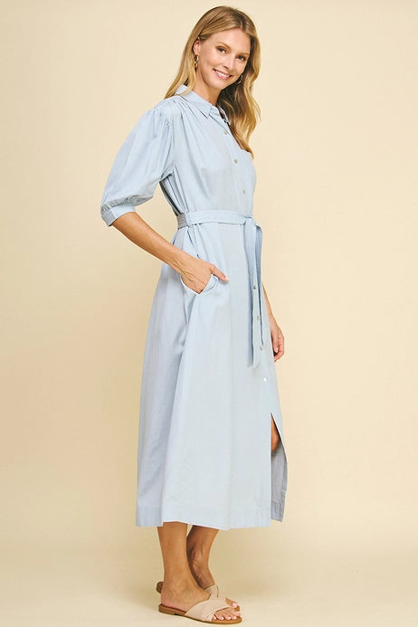 Beachside Linen Maxi