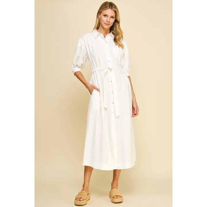 Beachside Linen Maxi