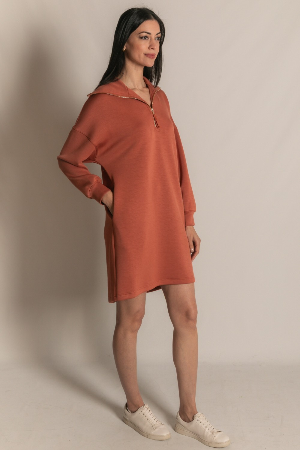 Quarter Zip Dress
