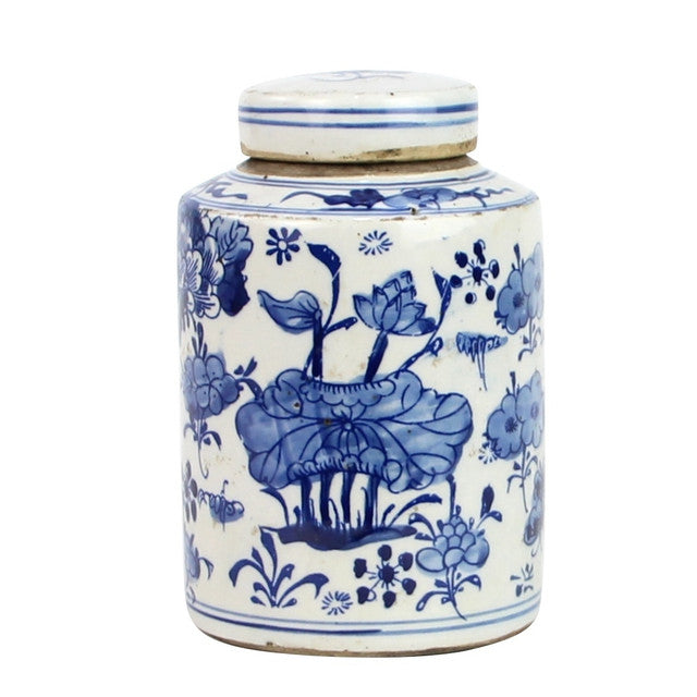 Small Ginger Jar - Lotus Flower