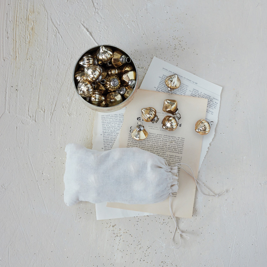 Mini Gold Ornaments