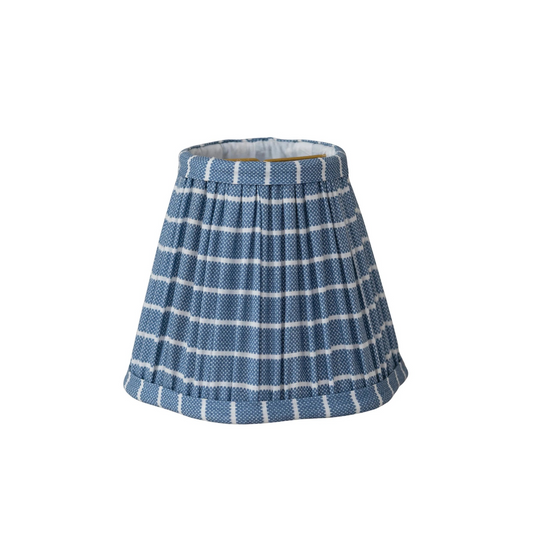 Blue Stripe Clip on Lampshade