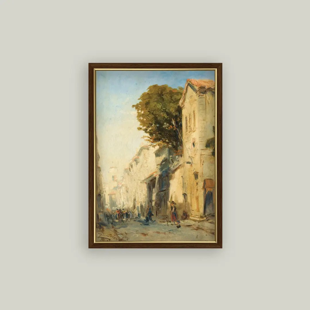 Street in Martigues Framed Art