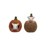 Halloween Mouse in Pumpkin