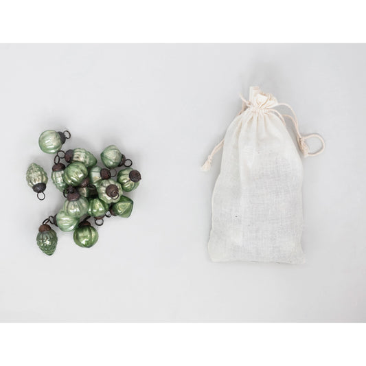 Mini Green Ornaments