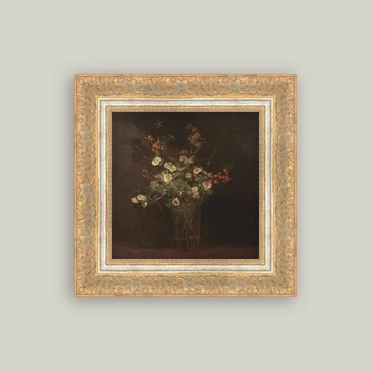 Moody Bloom Framed Print