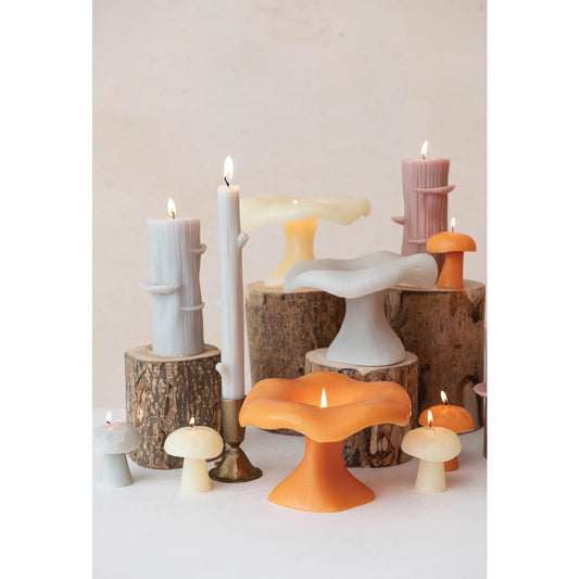 Mini Mushroom Candles