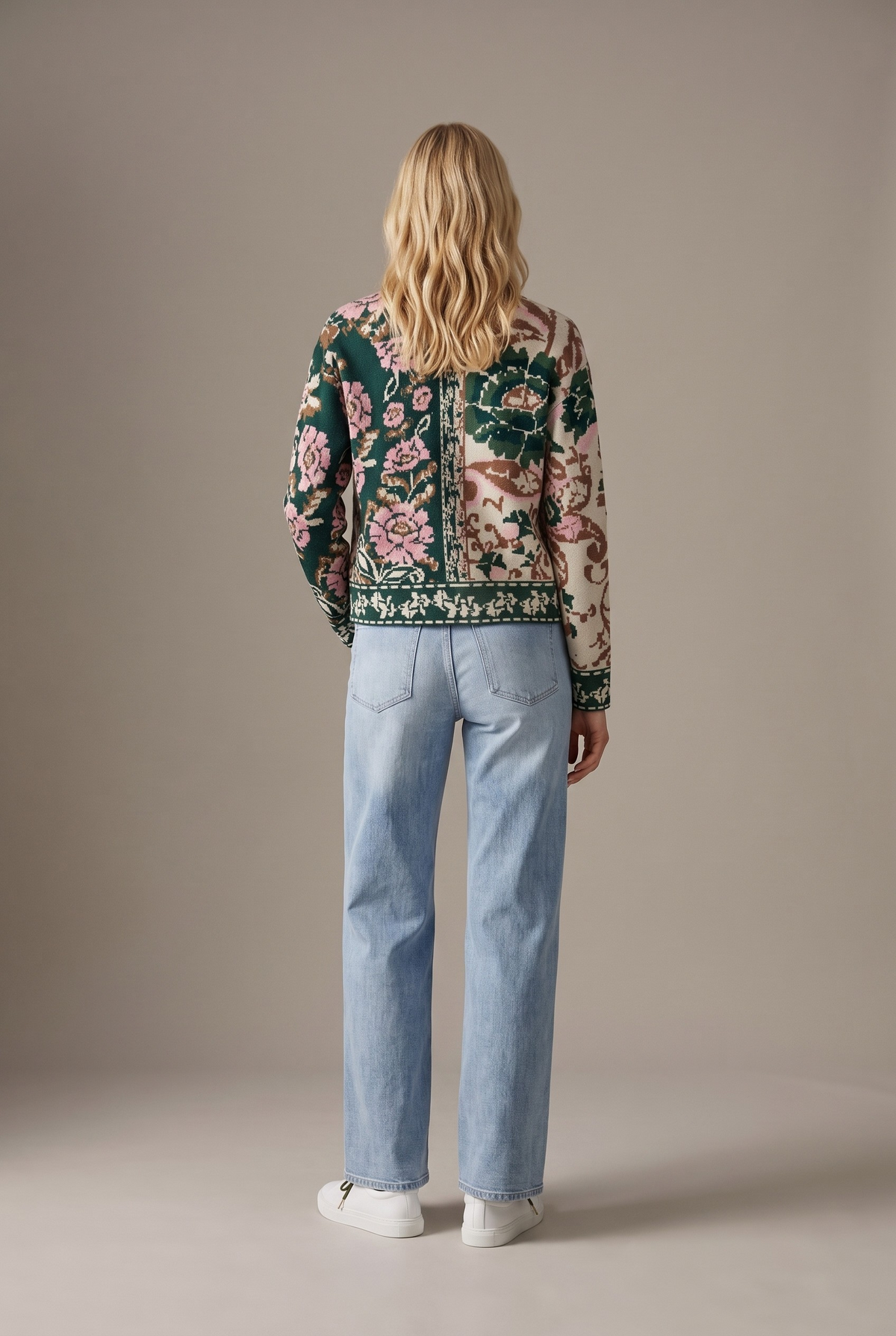 Forest Mixed Floral Cardigan