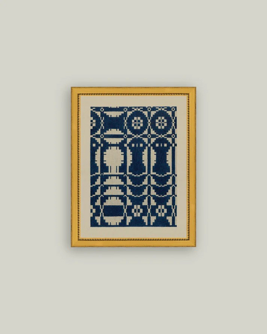 Gold Framed Quilt Pattern