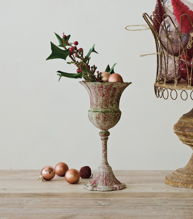 Rustic Red Urn