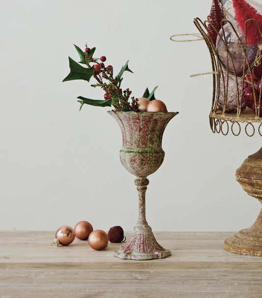 Rustic Red Urn