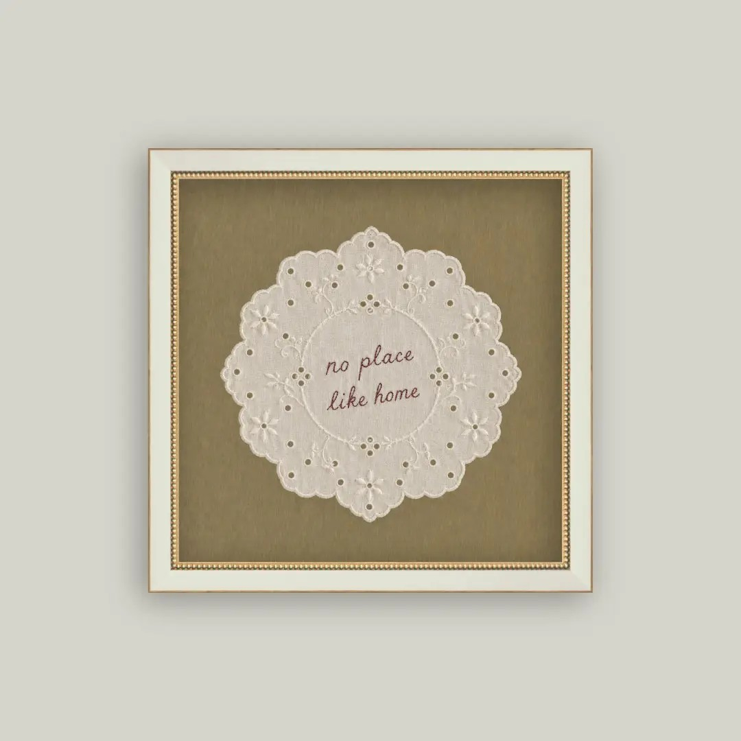 No Place Like Home Framed Art