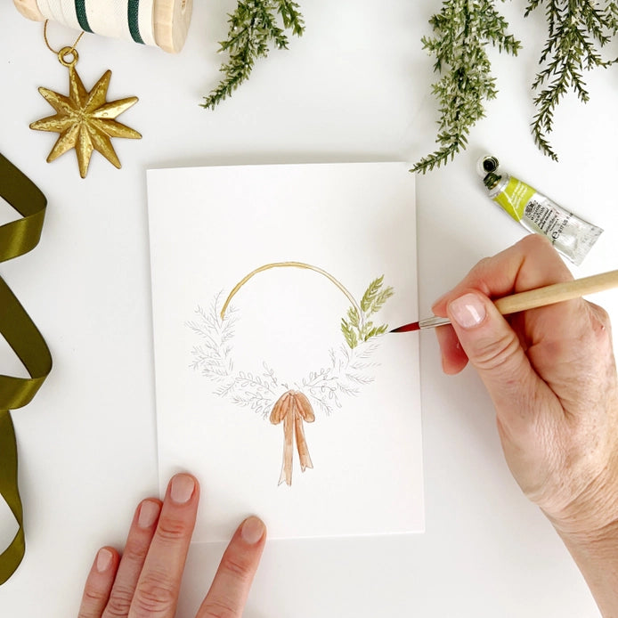 Paintable Christmas Notecards