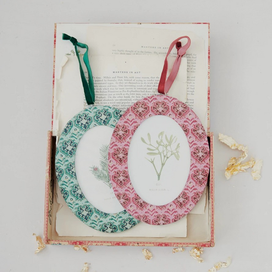 Oval Picture Frame Ornament