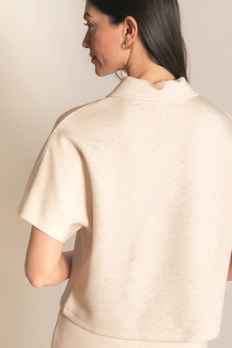 Butter Modal Quarter Zip Top
