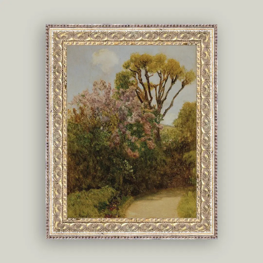 Framed Reproduction of "Landschaft"