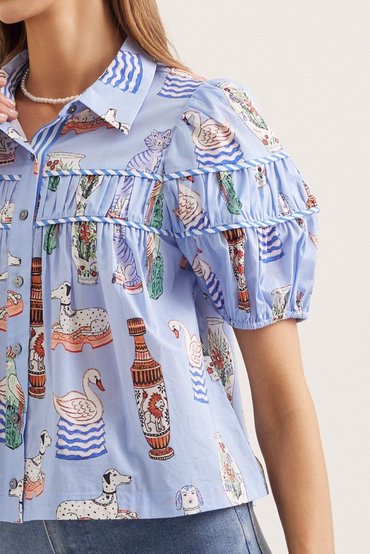 Storybook Menagerie Blouse