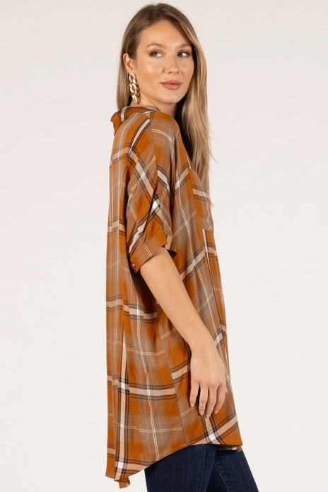 Pumpkin Spice Plaid