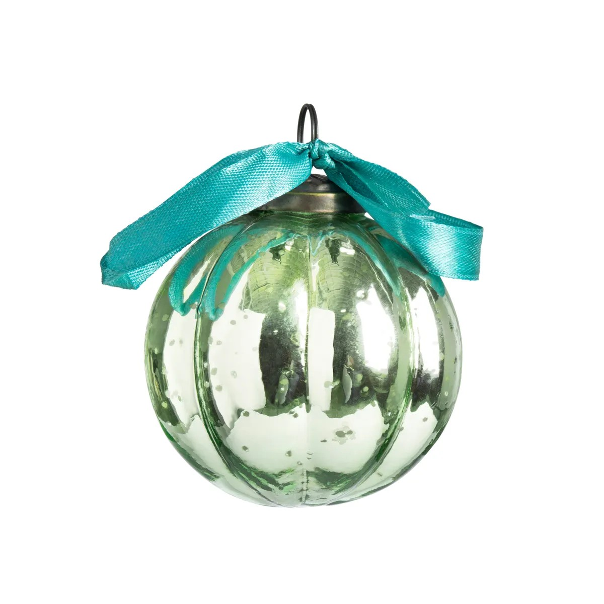 Green Mercury Glass Ornament