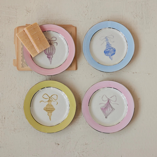 Pastel Ornament Plates
