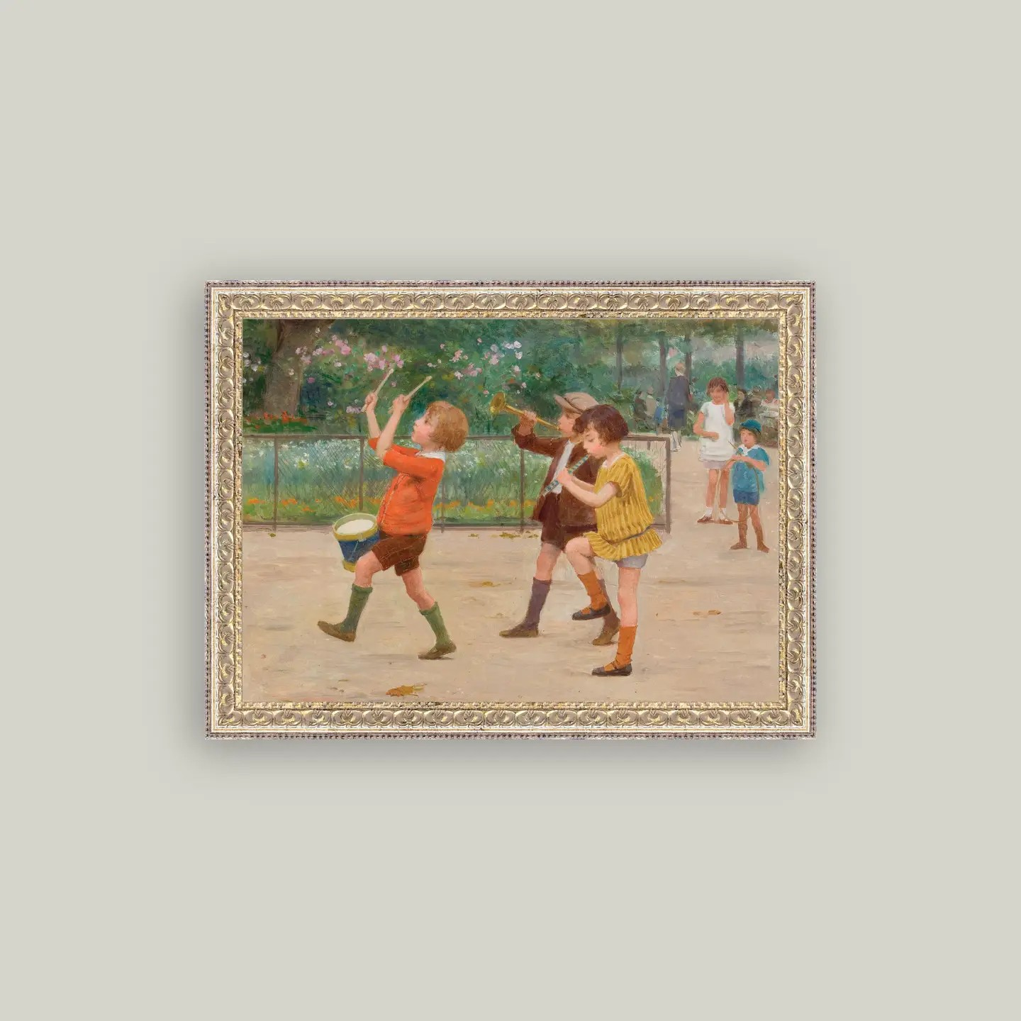 Parade of Children Framed Art