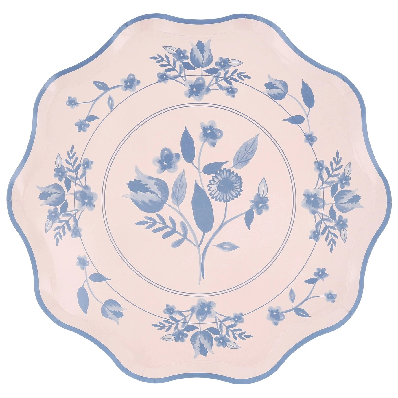 Vintage Pastel Botanical Dinner Plates