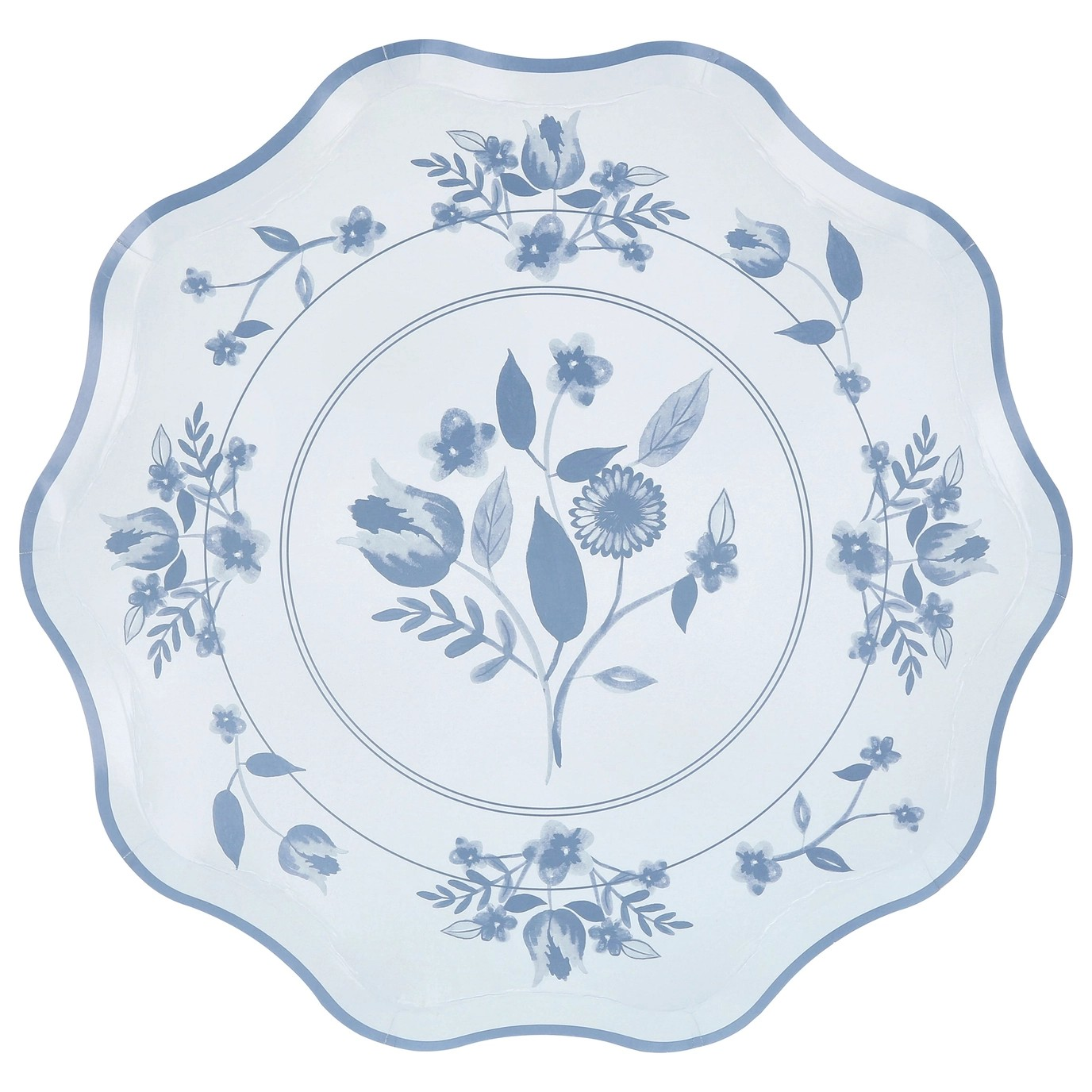 Vintage Pastel Botanical Dinner Plates