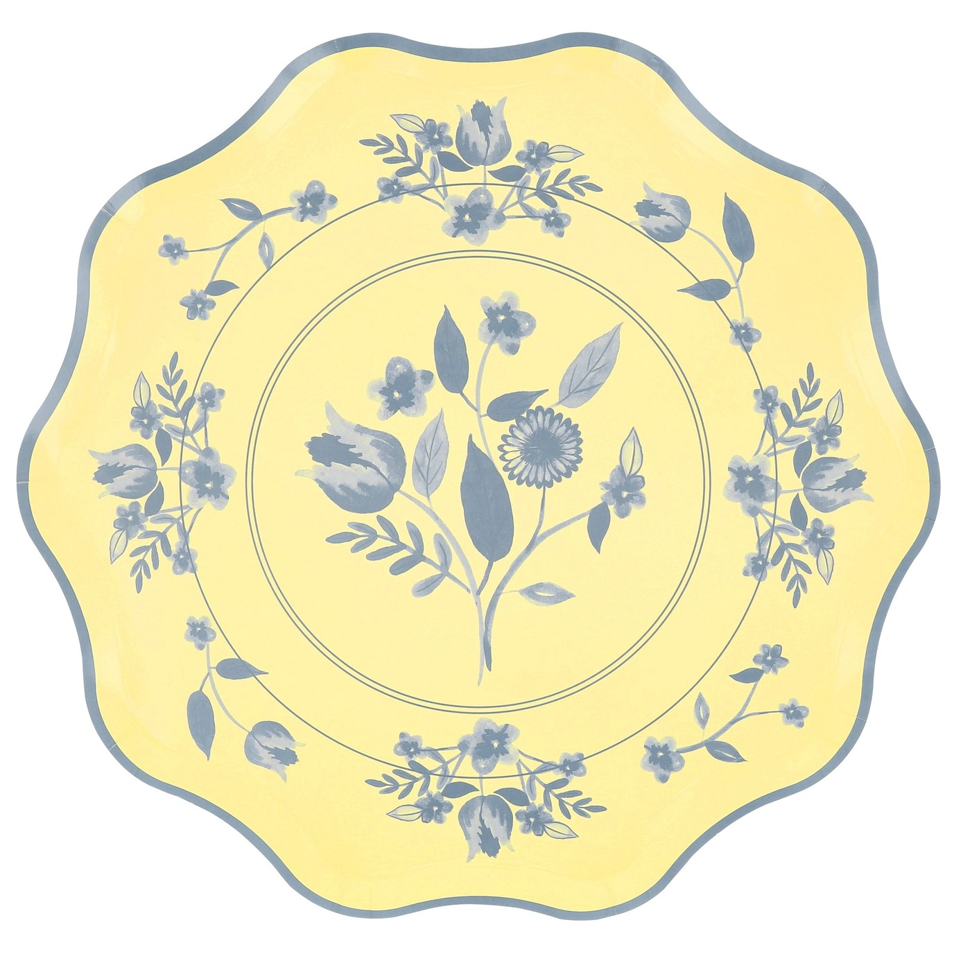 Vintage Pastel Botanical Dinner Plates